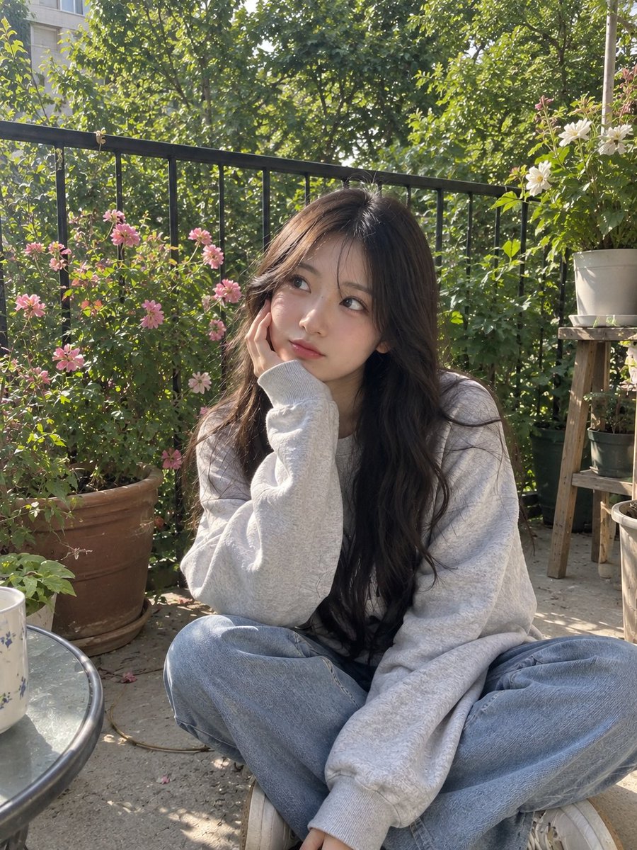 Profile / Avatar - Garden Balcony Smartphone Candid — output 1