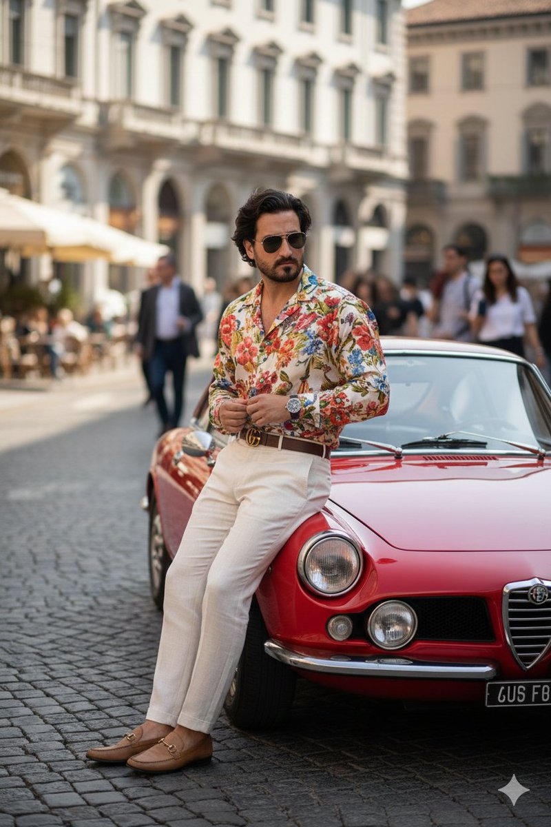 Photorealistic Gucci Editorial in Milan — output 1