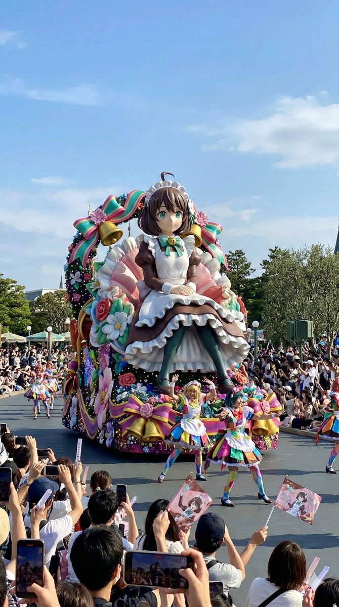 Theme Park Parade Float Generation Prompt for Nano banana Pro — output 1
