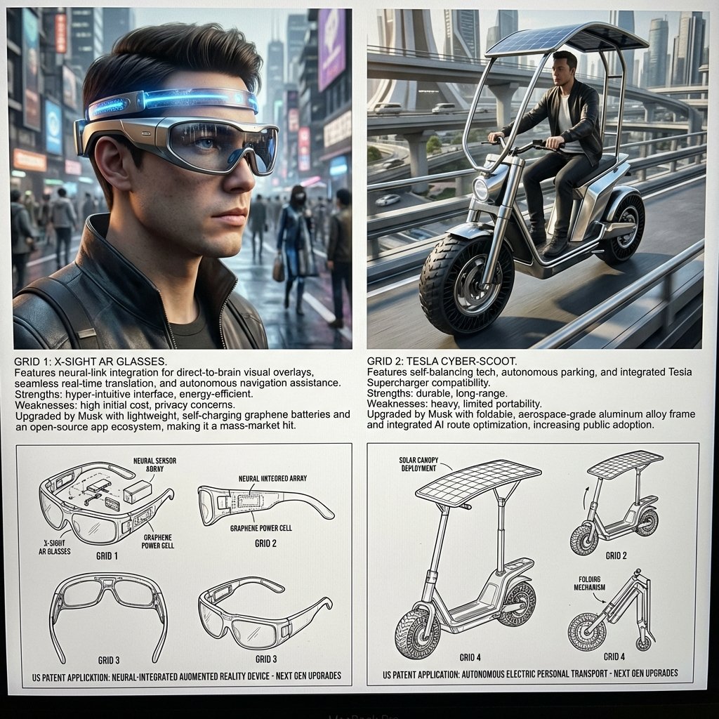 Infographic / Edu Visual - Inventor's Future Product Prediction Prompt — output 1