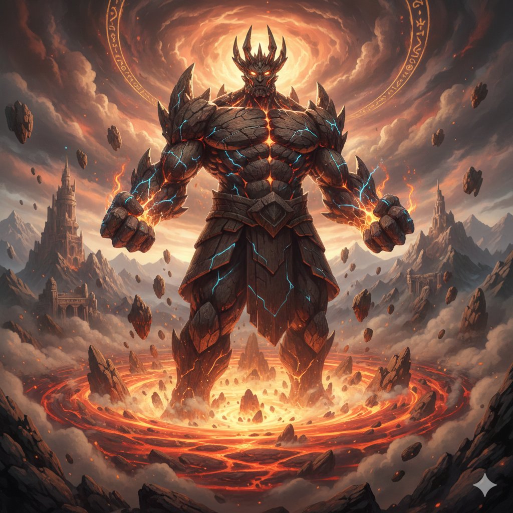 Game Asset - Final Fantasy Titan Summon Generation — output 1