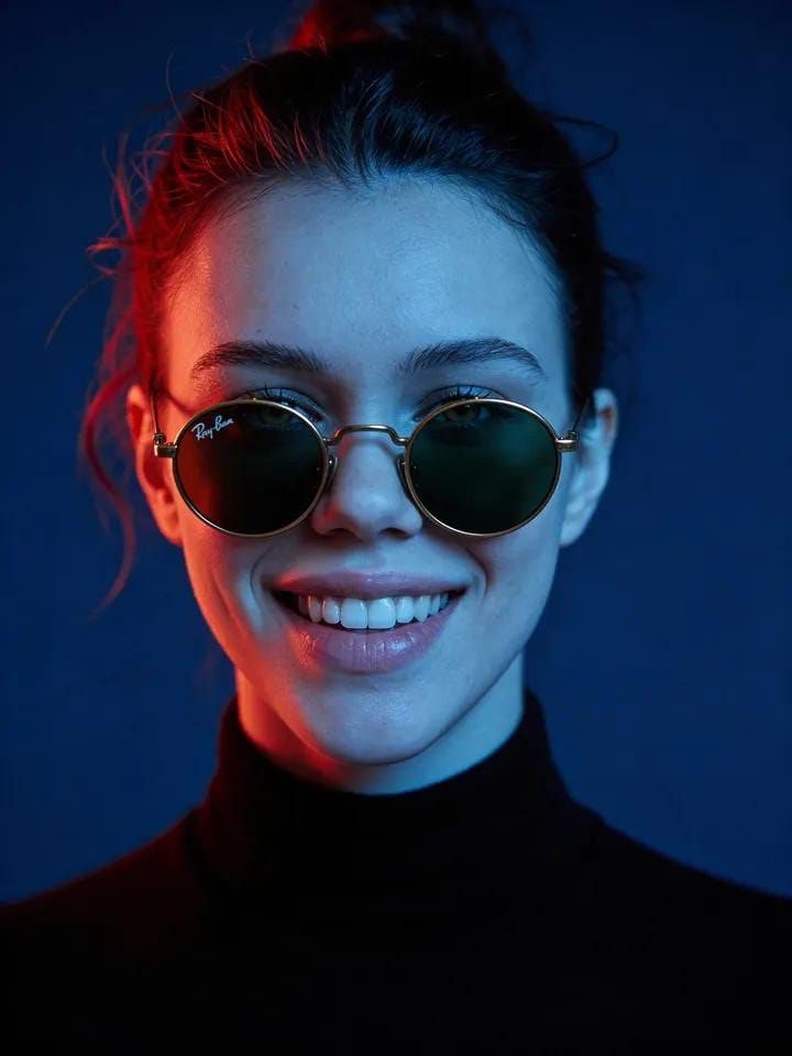 Cyber-Noir Cinematic Portrait — output 1