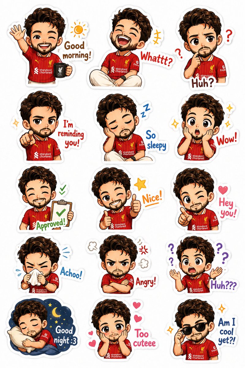 Game Asset - Custom Chibi Sticker Pack — output 1