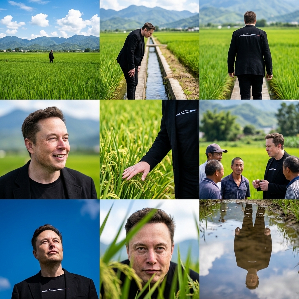 Infographic / Edu Visual - Rural Fields Multi-Perspective Grid — output 1