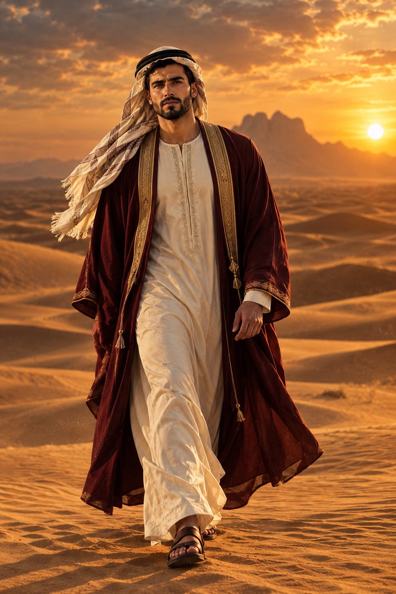 Product Marketing - Cinematic Desert Portrait Prompt for GPT Image 2 — output 1