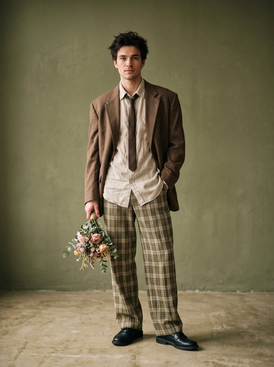 Profile / Avatar - Fashion Editorial Studio Portrait — output 1