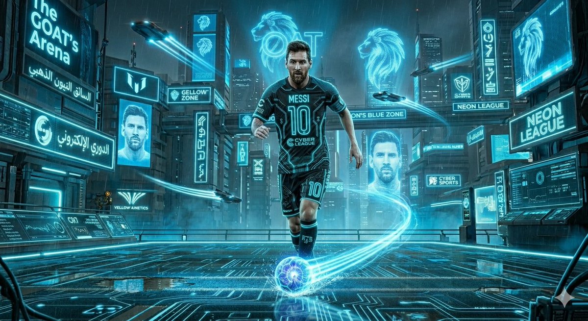 Game Asset - Cyberpunk Futuristic Soccer Scene — output 1