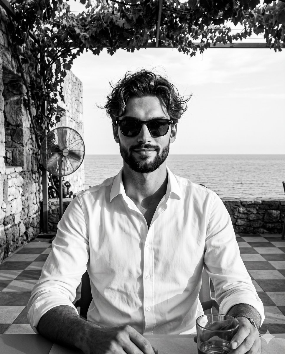 Product Marketing - Monochromatic Coastal Riviera Portrait — output 1