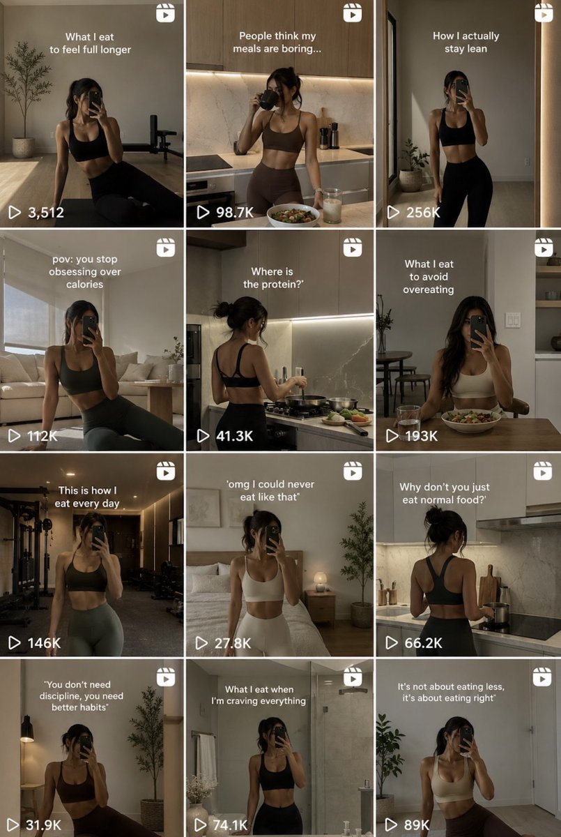 Product Marketing - Fitness Influencer Reels Grid — output 1