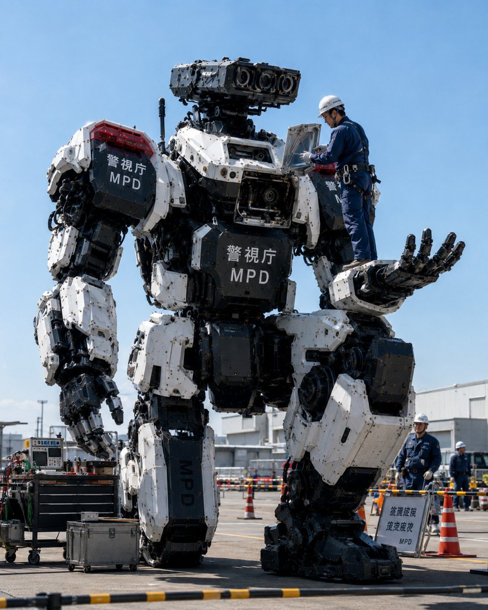 Comic / Storyboard - Heavy Equipment Robot Maintenance — output 1