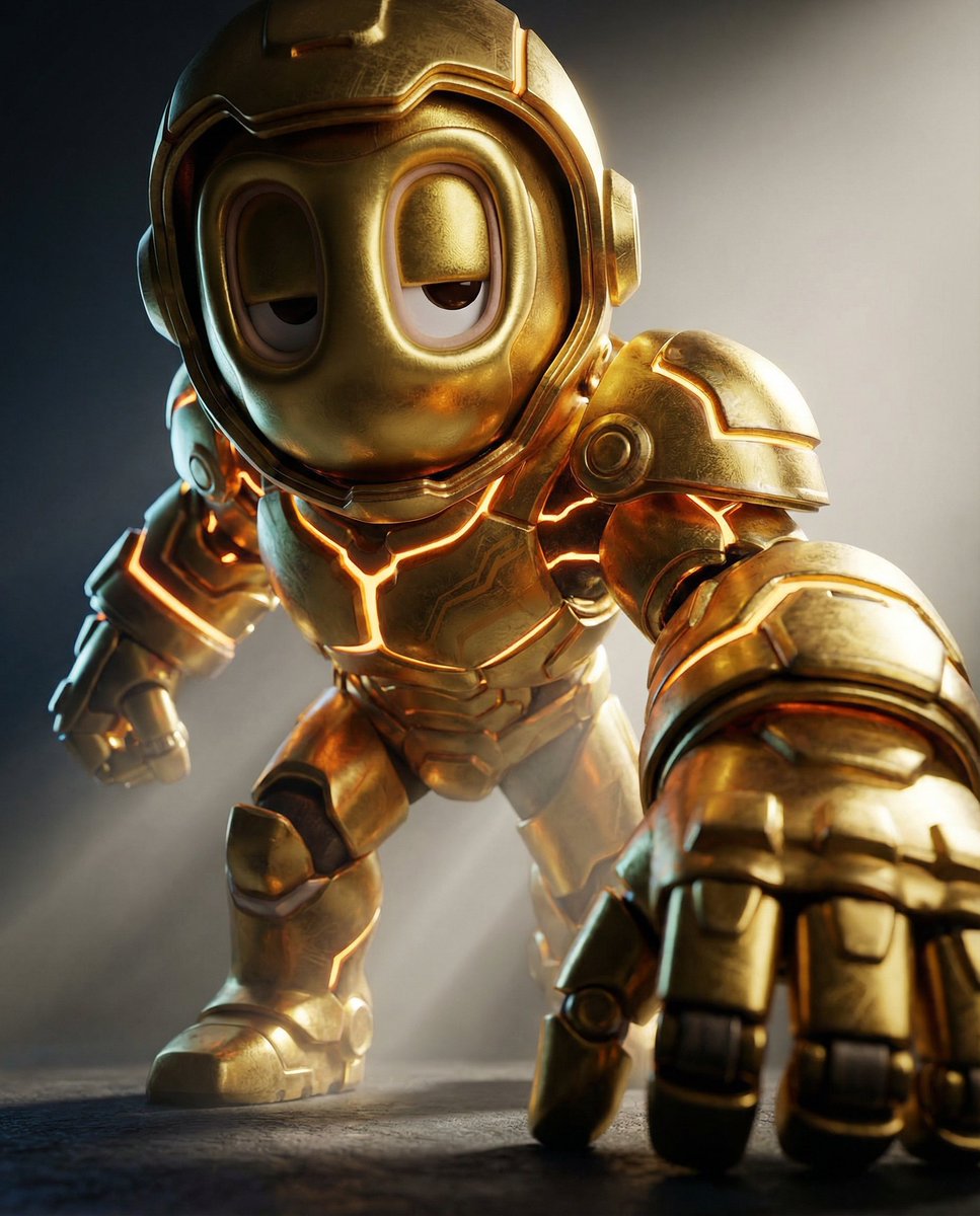 Game Asset - Mech Armor Power Reveal Prompt (Likeness Preservation) — output 1