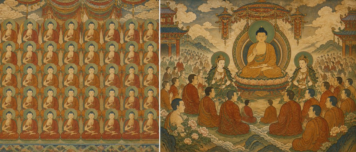 Infographic / Edu Visual - Buddhist Mural Composition Diptych — output 1