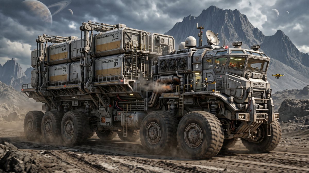 Game Asset - Atlas Titan Heavy Cargo Hauler — output 1