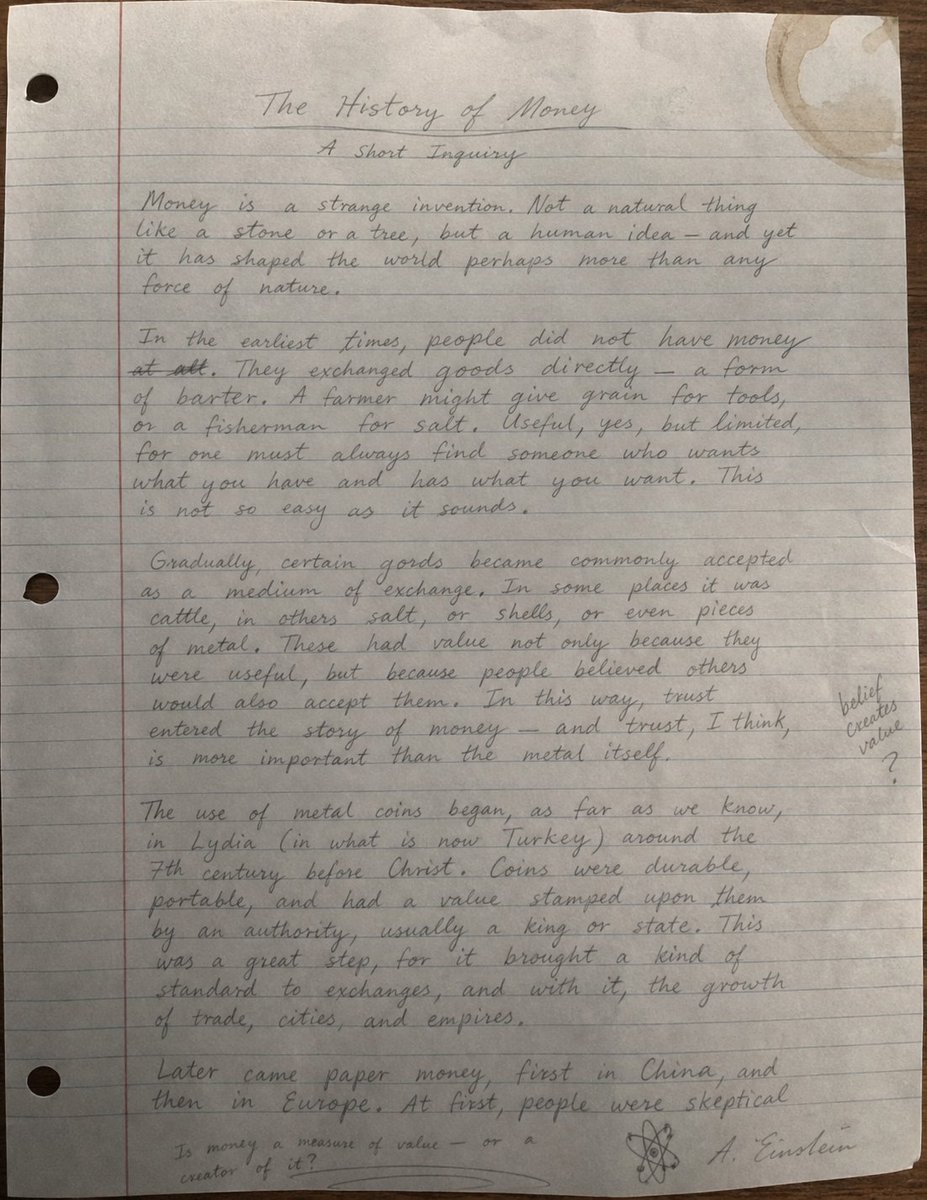 Infographic / Edu Visual - Handwritten Essay Photo Simulation — output 1