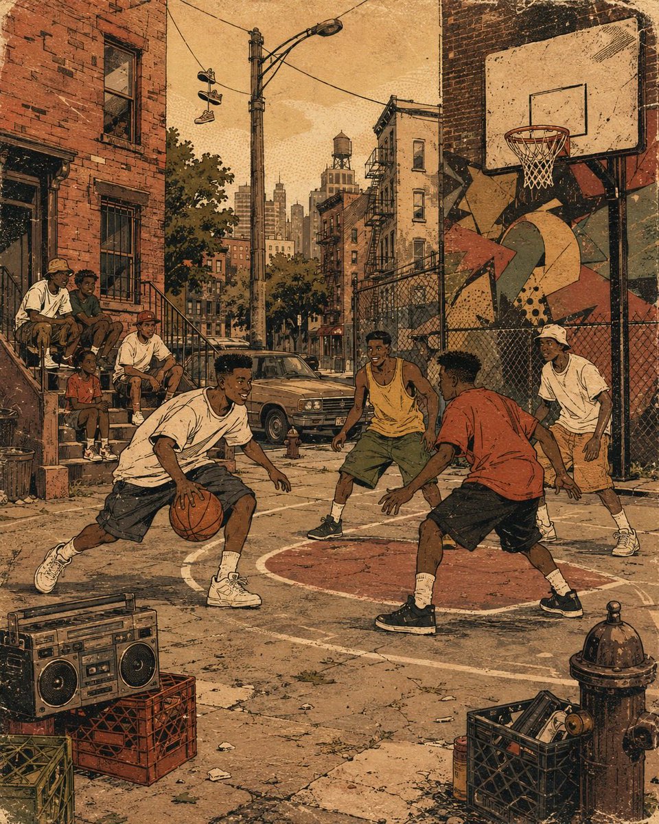 Comic / Storyboard - Retro 90s Urban Album Art — output 1