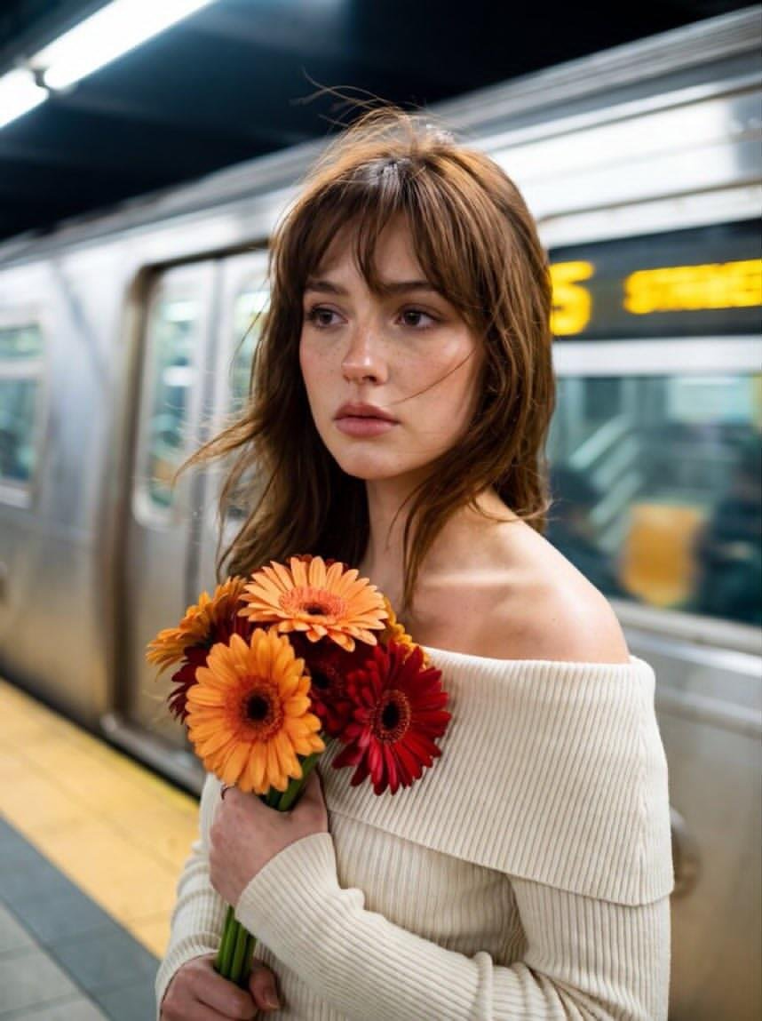 Profile / Avatar - Subway Platform Cinematic Portrait โ output 1