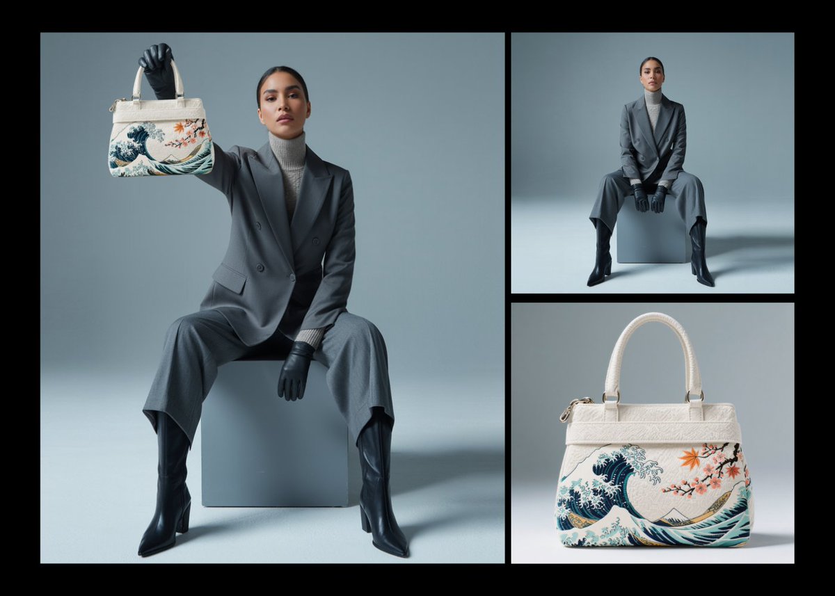Consistent Pose Modification for Product Shots — output 1