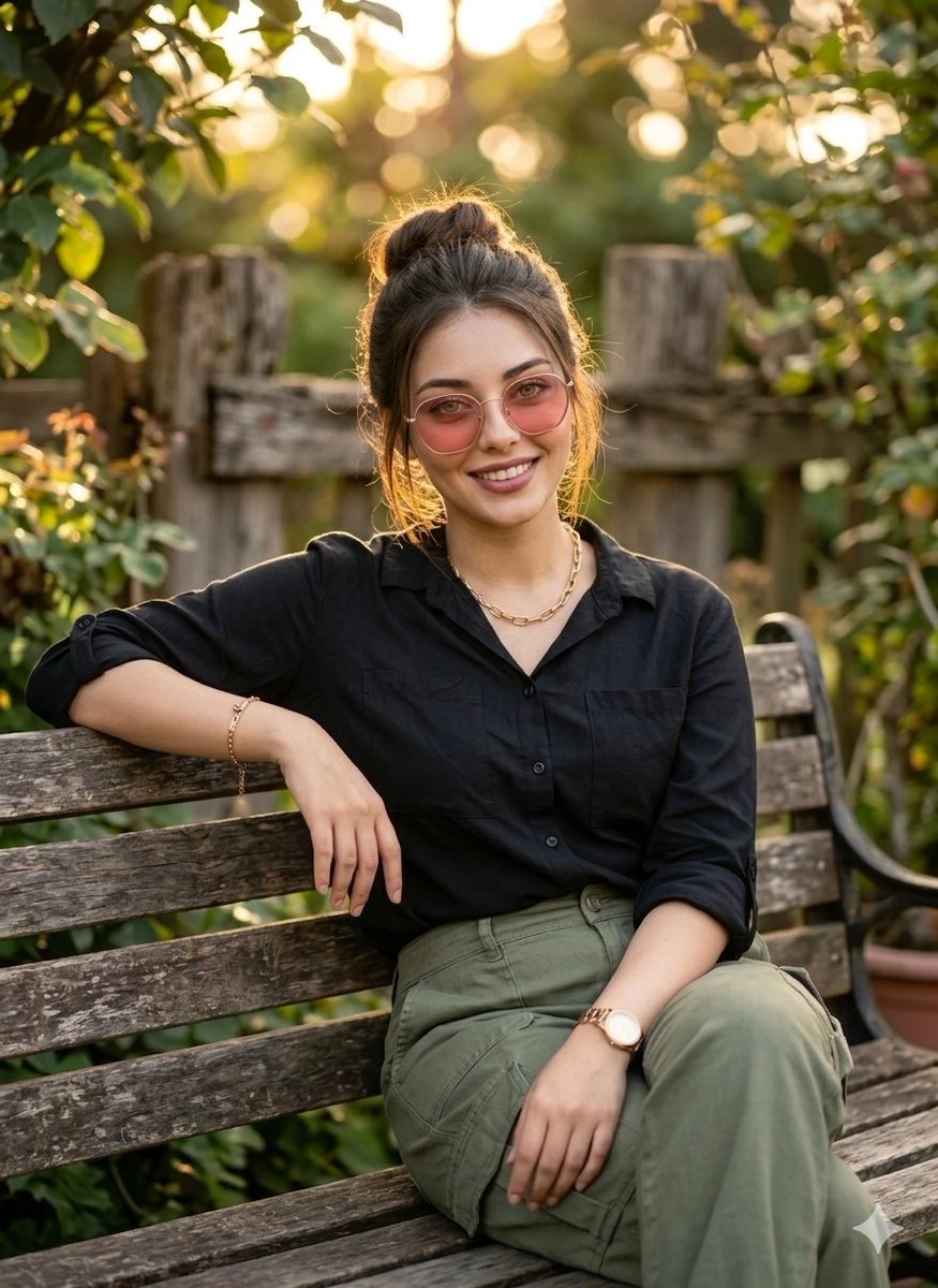Profile / Avatar - Golden Hour Lifestyle Portrait — output 1