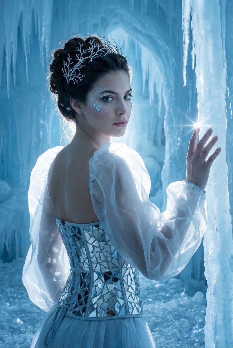 Product Marketing - High-Fantasy Ice Queen Editorial — output 1