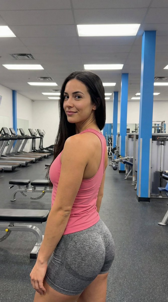 Profile / Avatar - Gym Pose Portrait with Reference Image Adherence — output 1