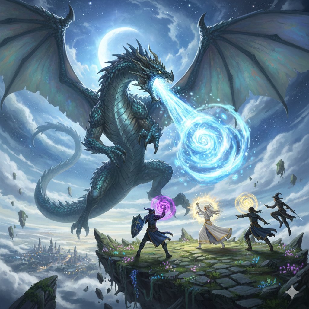 Game Asset - Final Fantasy Bahamut VS Player Generation — output 1