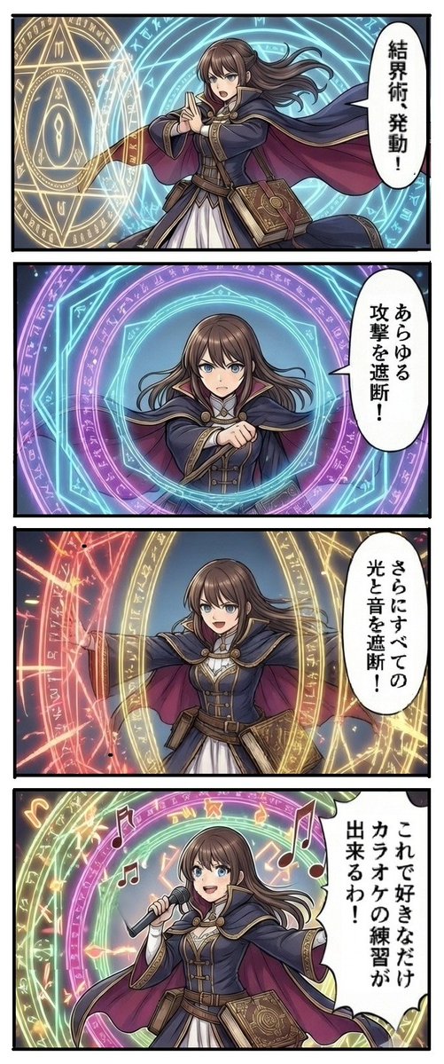 Magic Barrier Technique Drawing Test — output 1