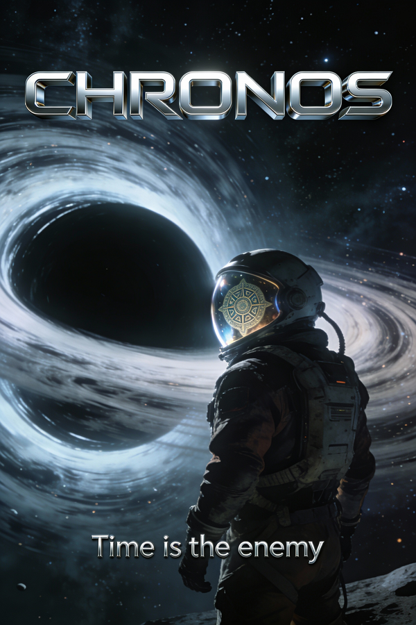 Cinematic Sci-Fi Movie Poster "CHRONOS" — output 1