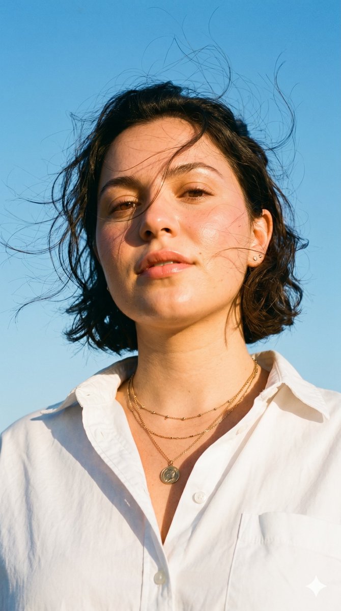 Profile / Avatar - Golden Hour Vintage Film Portrait — output 1