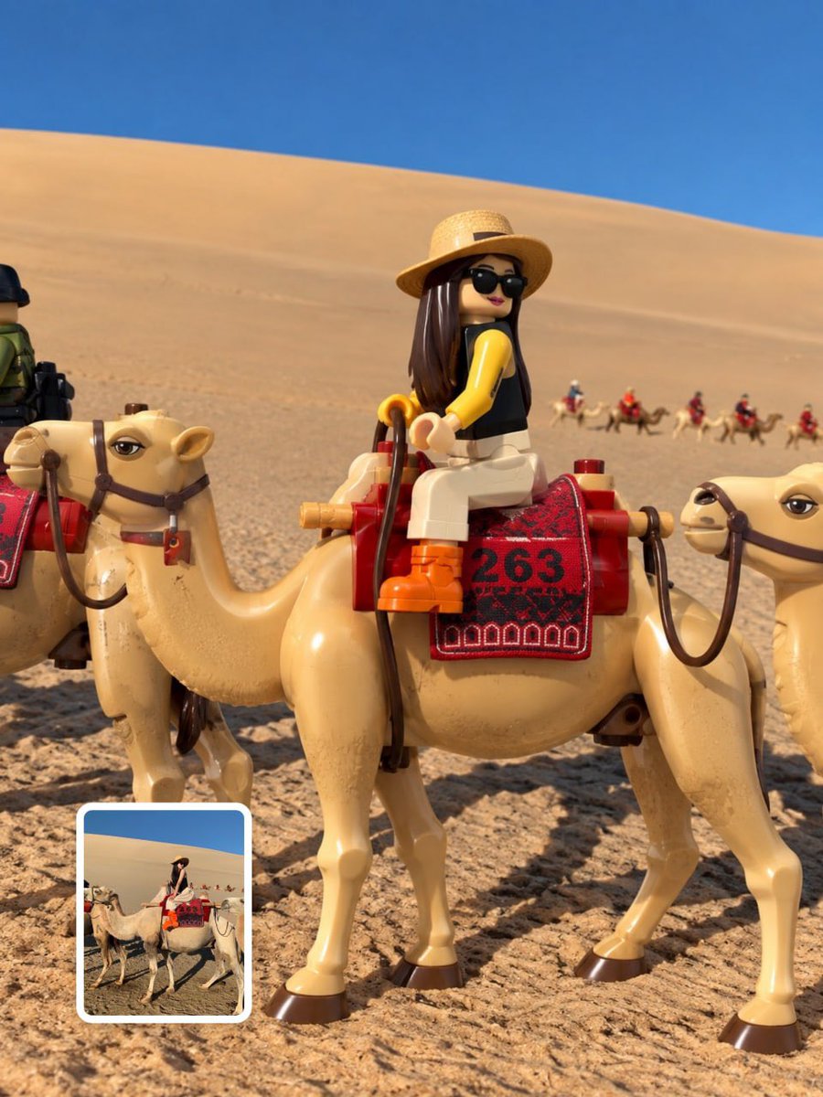 Social Media Post - LEGO Minifigure Transformation Prompt — output 1