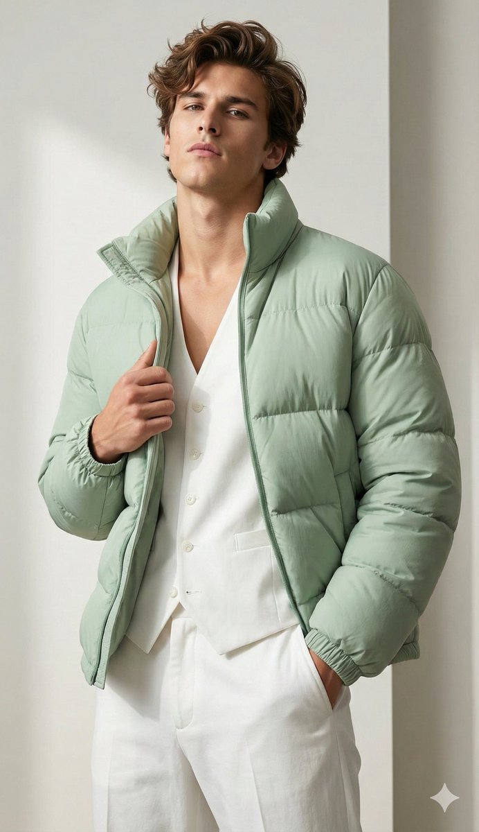 Social Media Post - Stylish Man Attitude Pose Prompt (Image Reference) — output 1