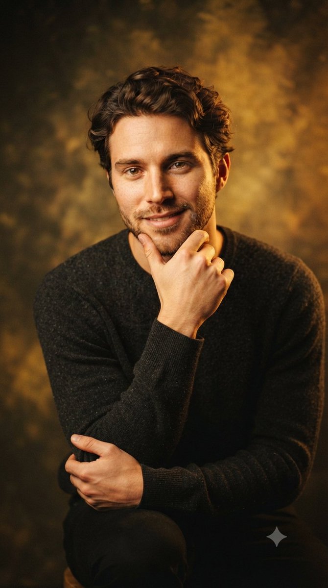 Profile / Avatar - Handsome Studio Style Male Portrait — output 1