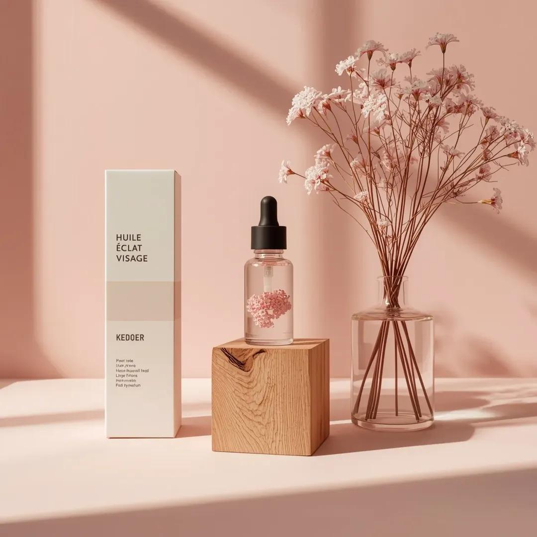 E-commerce Main Image - Minimalist Skincare Product Studio Photography Prompt — output 1