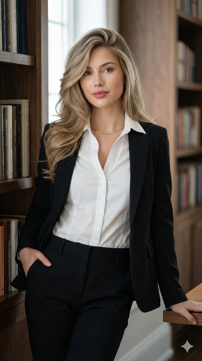 Corporate Chic Portrait in an Executive Office — output 1