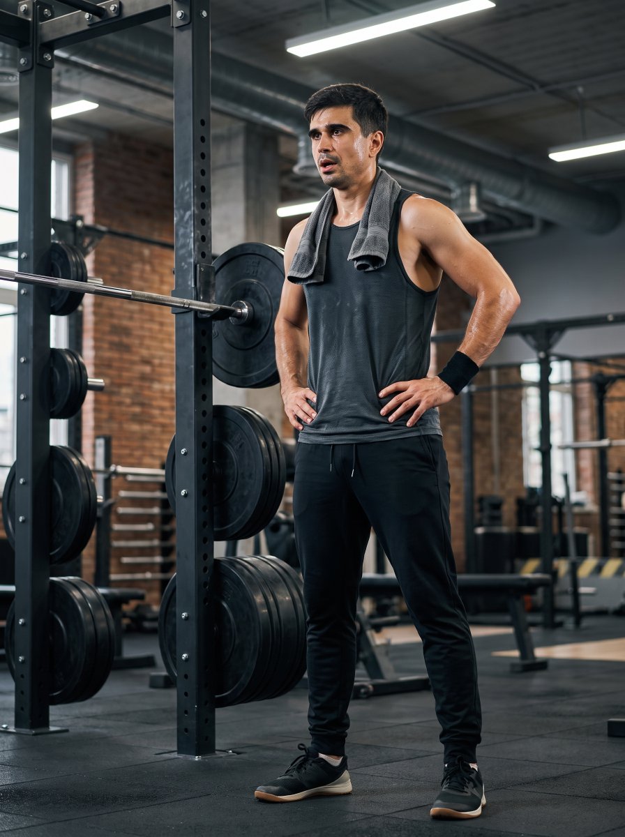 Social Media Post - Strong Man Gym Fitness Portrait — output 1