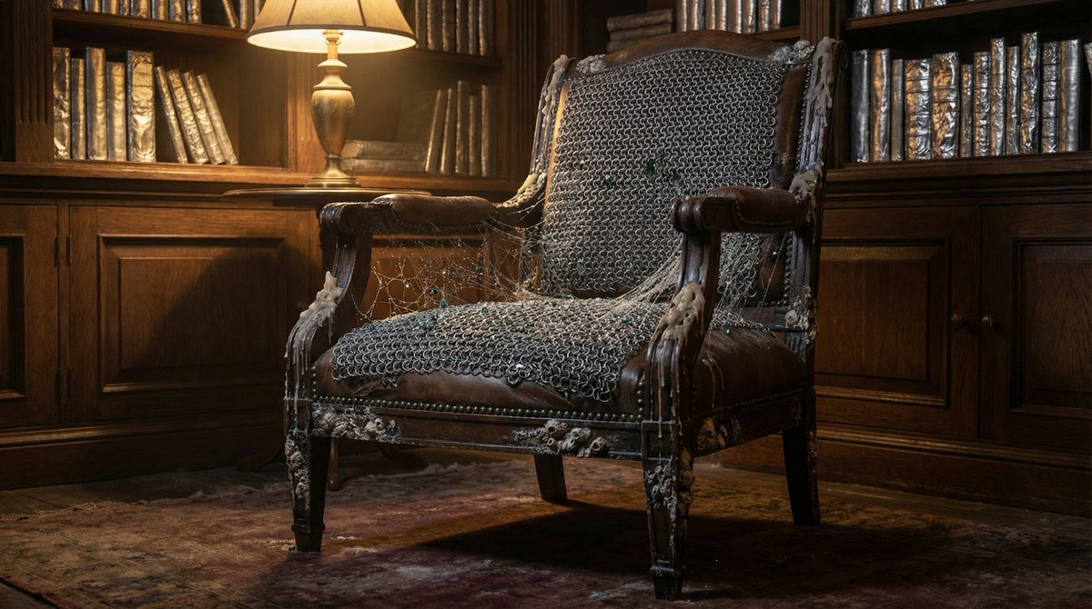 Surreal Library Armchair Generation — output 1