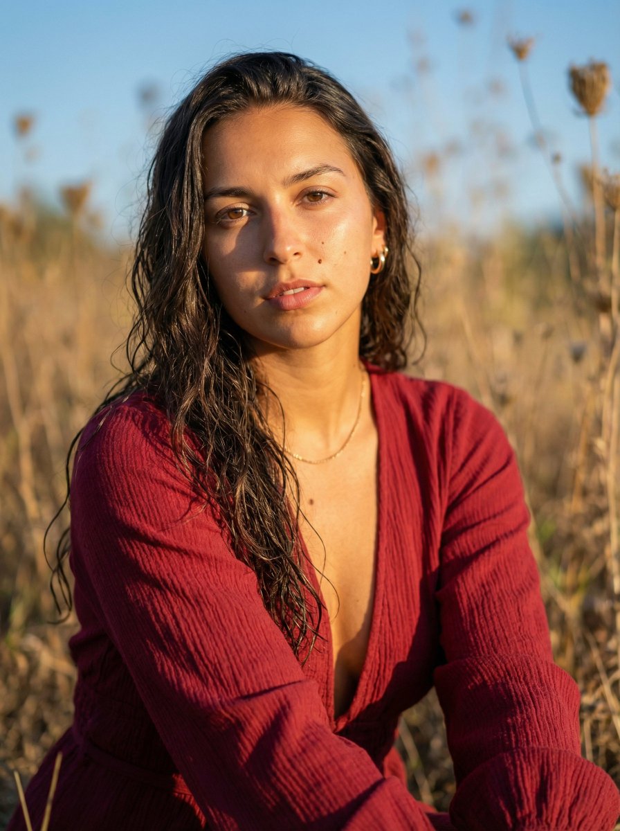 8K Vertical Portrait in Golden Hour — output 1