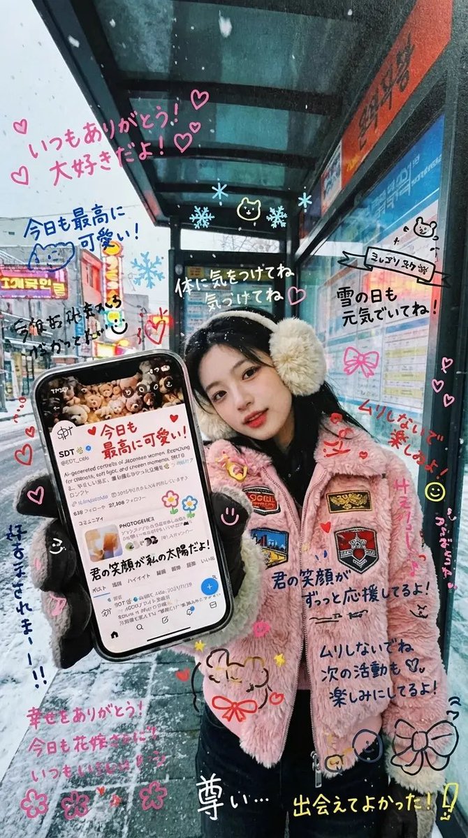 Handwritten Graffiti Message for Favorite Idol — output 1