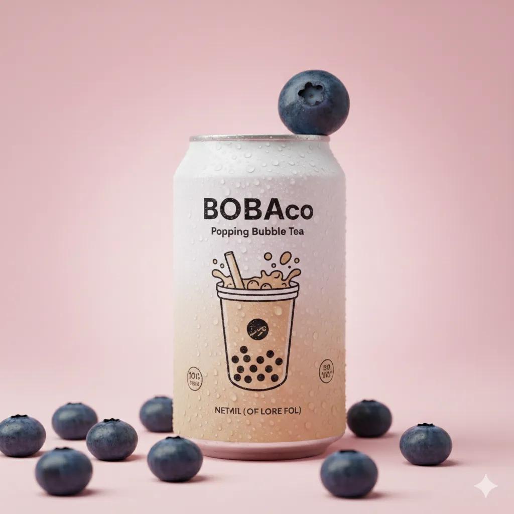 E-commerce Main Image - Studio Product Photo Prompt for Boba Tea Can (Duplicate) — output 1