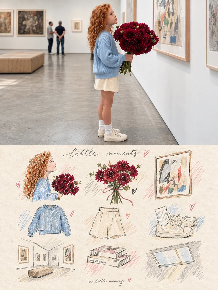 Social Media Post - Real Photo to Illustrated Memory Board Poster — output 1