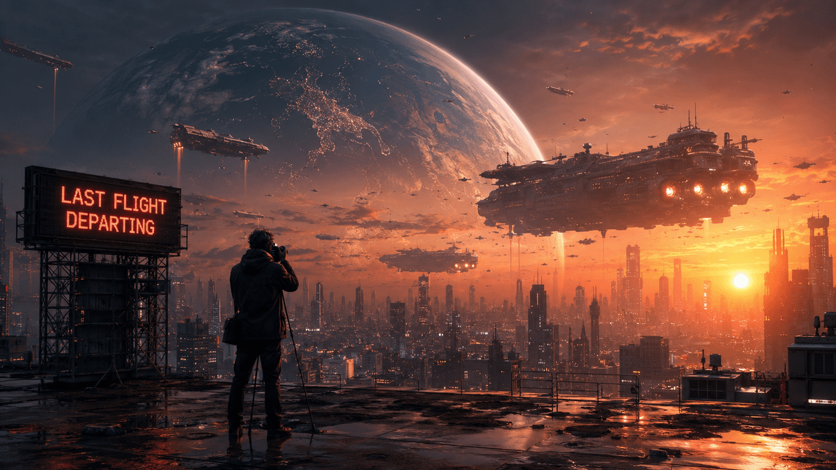 YouTube Thumbnail - The Last Photo of Humanity — output 1