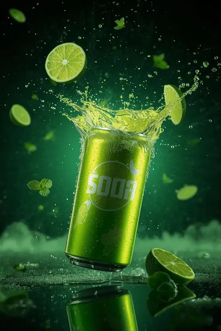 Ultra-Cinematic Beverage Advertising Shot — output 1