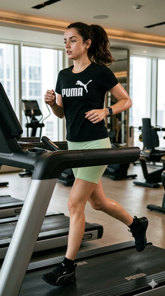 Social Media Post - Luxury Gym Jogging Portrait — output 1