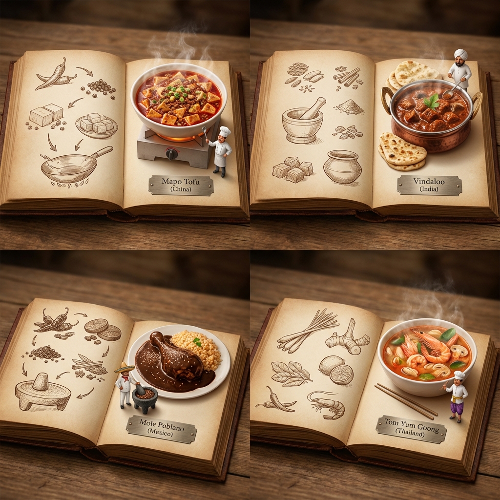 Infographic / Edu Visual - 2x2 Grid Pop-Up Cookbook Diorama Prompt for Nano Banana — output 1