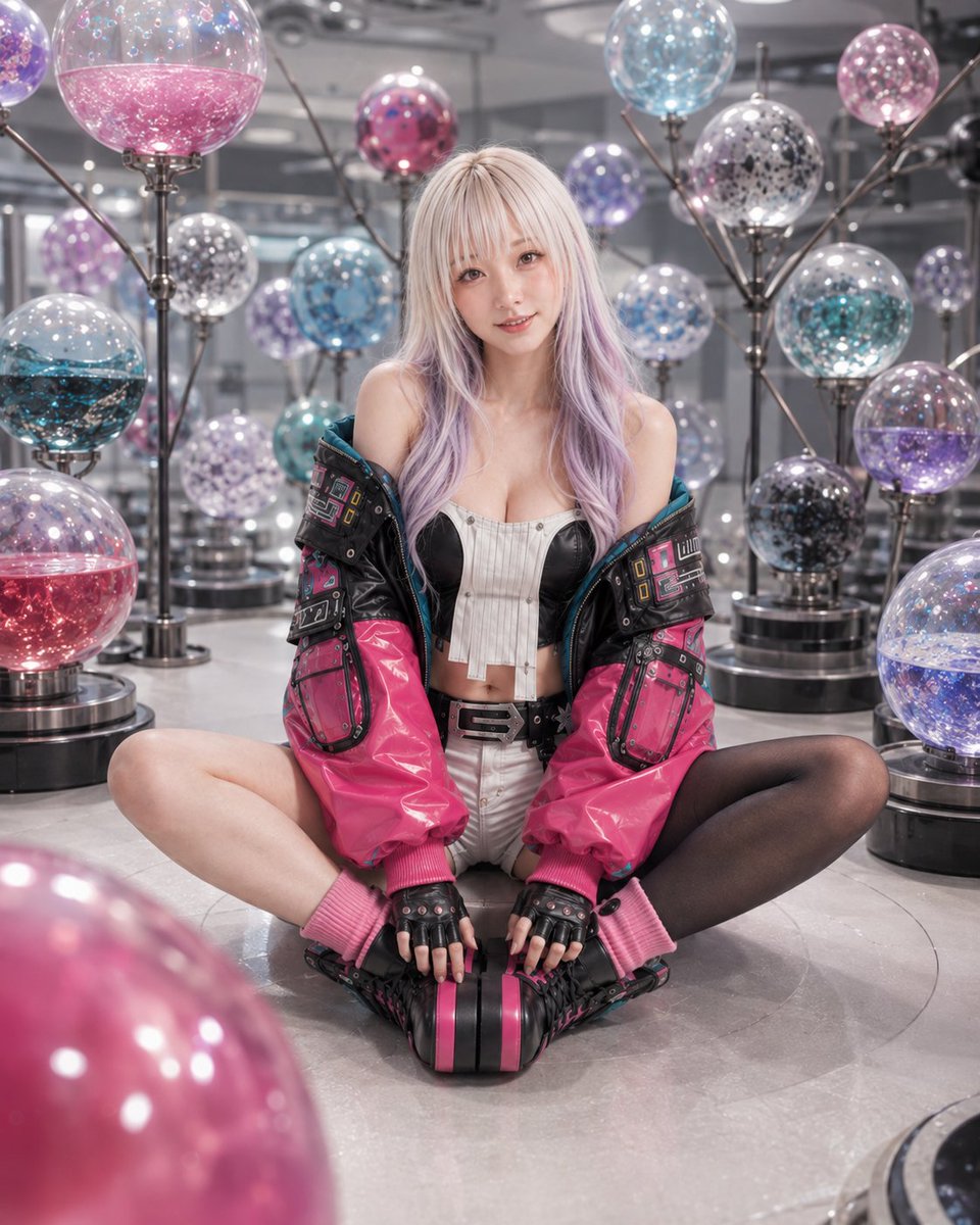 E-commerce Main Image - Cyberpunk Technical Bomber Jacket — output 1