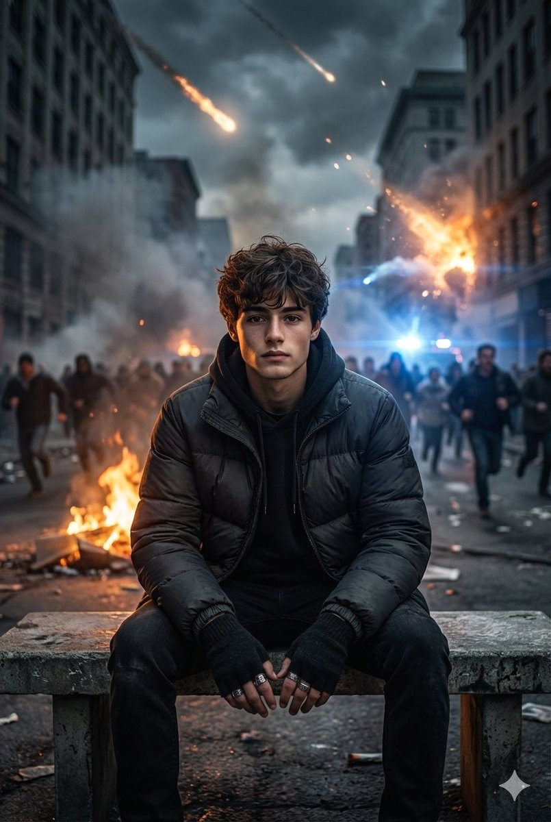 Cinematic Urban Apocalypse Portrait Prompt — output 1