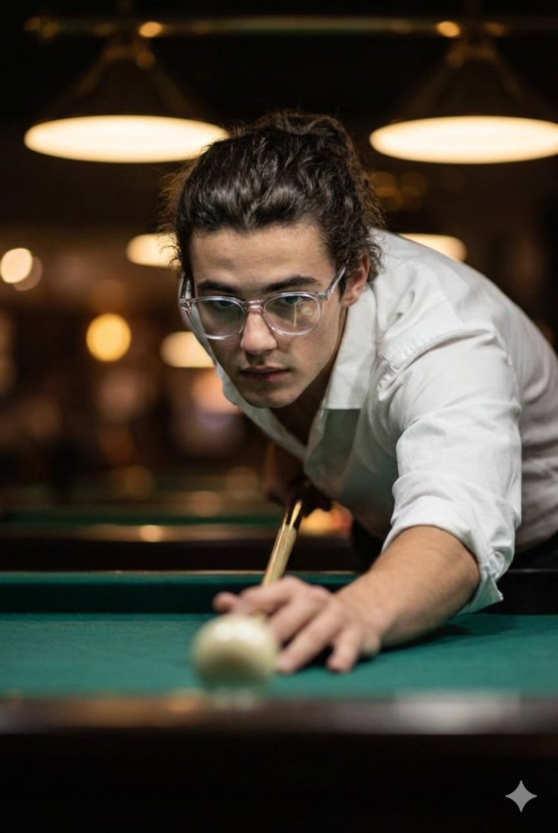 Cinematic Ultra-Realistic Billiards Shot — output 1
