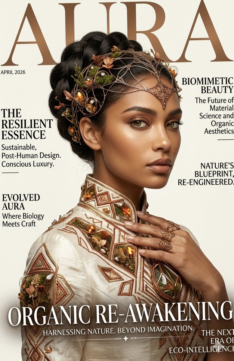 Product Marketing - Organic Sci-Fi Magazine Cover — output 1