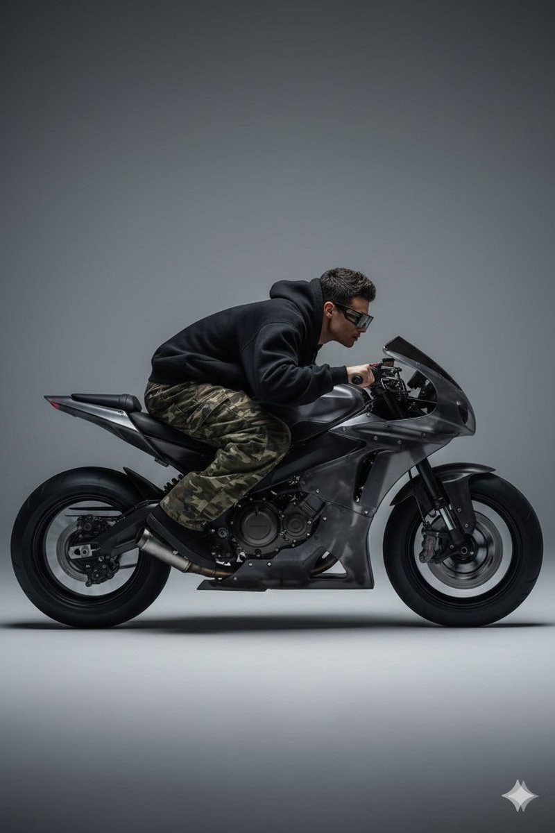 Game Asset - Y2K Style Translucent Motorbike Product Design — output 1
