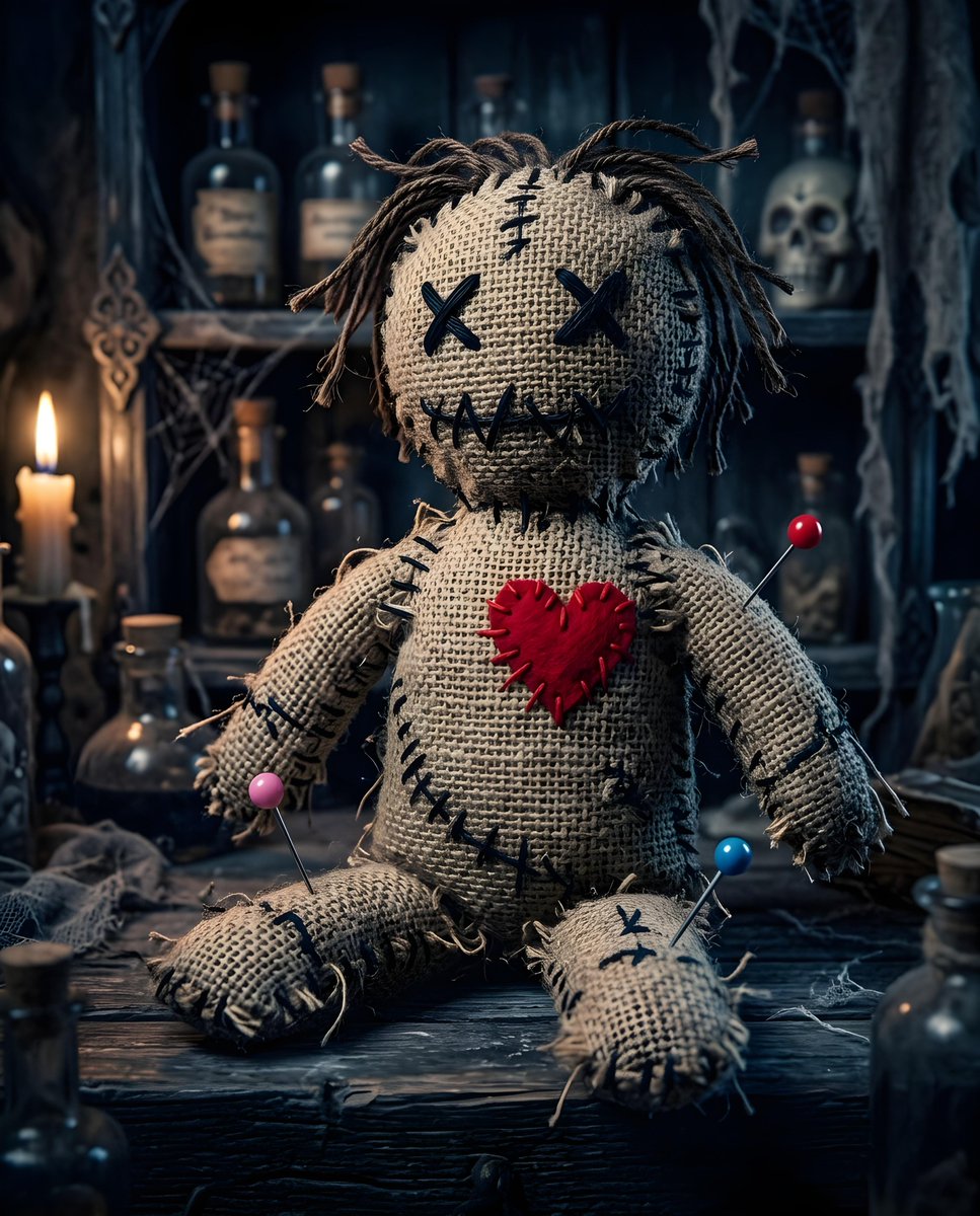 Game Asset - Stitched Burlap Voodoo Doll — output 1