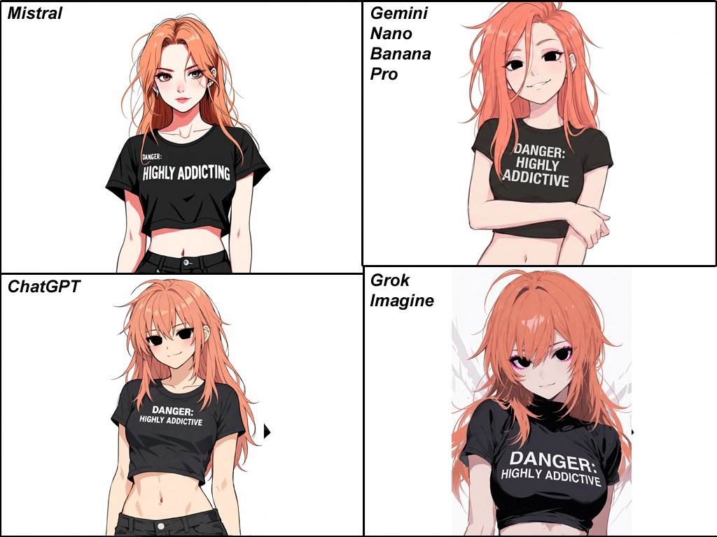 Social Media Post - Anime Egirl Illustration Prompt Shootout — output 1
